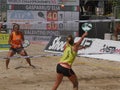 ITF Beach Tennis World Championship 2016 Ã¢â¬â Ladies Double Final Royalty Free Stock Photo